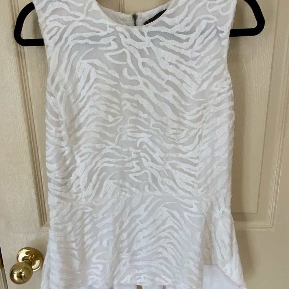 BCBG Peplum Top